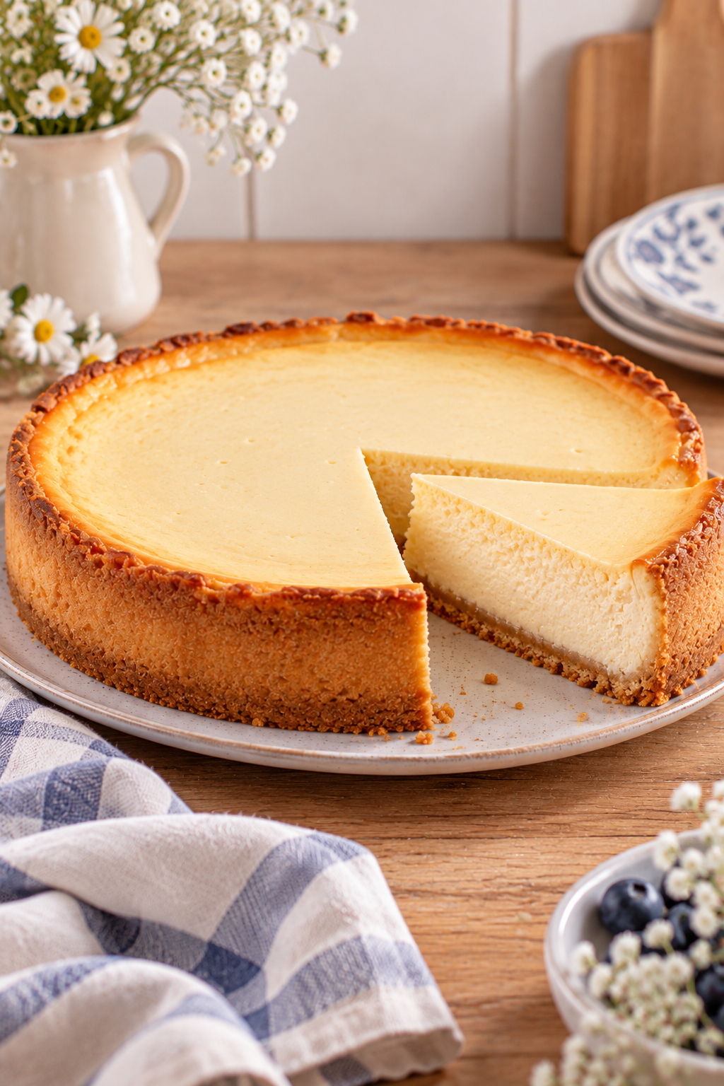 Klassischer Käsekuchen – cremig und einfach