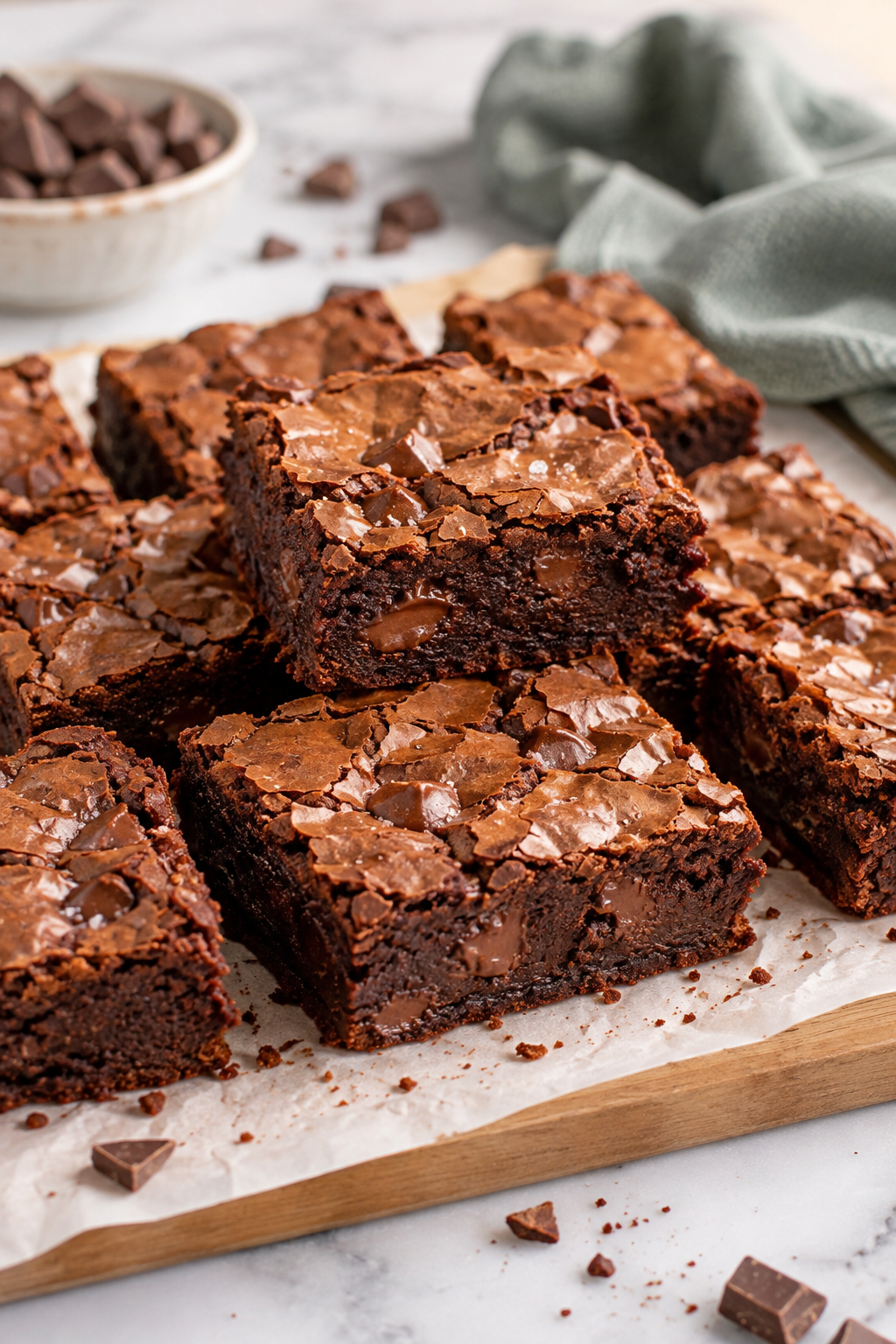 Saftige Fudgy Brownies – einfach und schokoladig