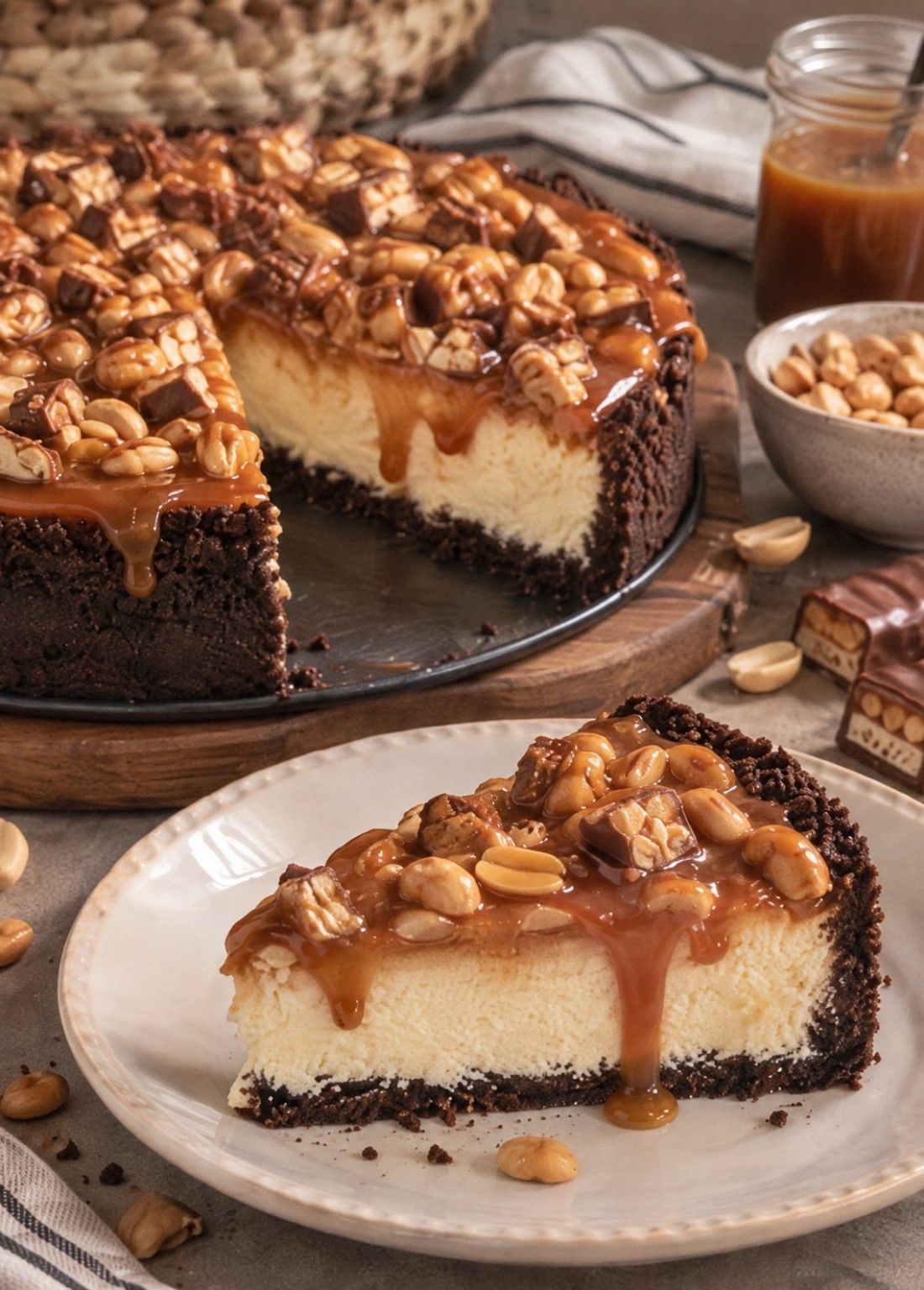 Snickers-Cheesecake