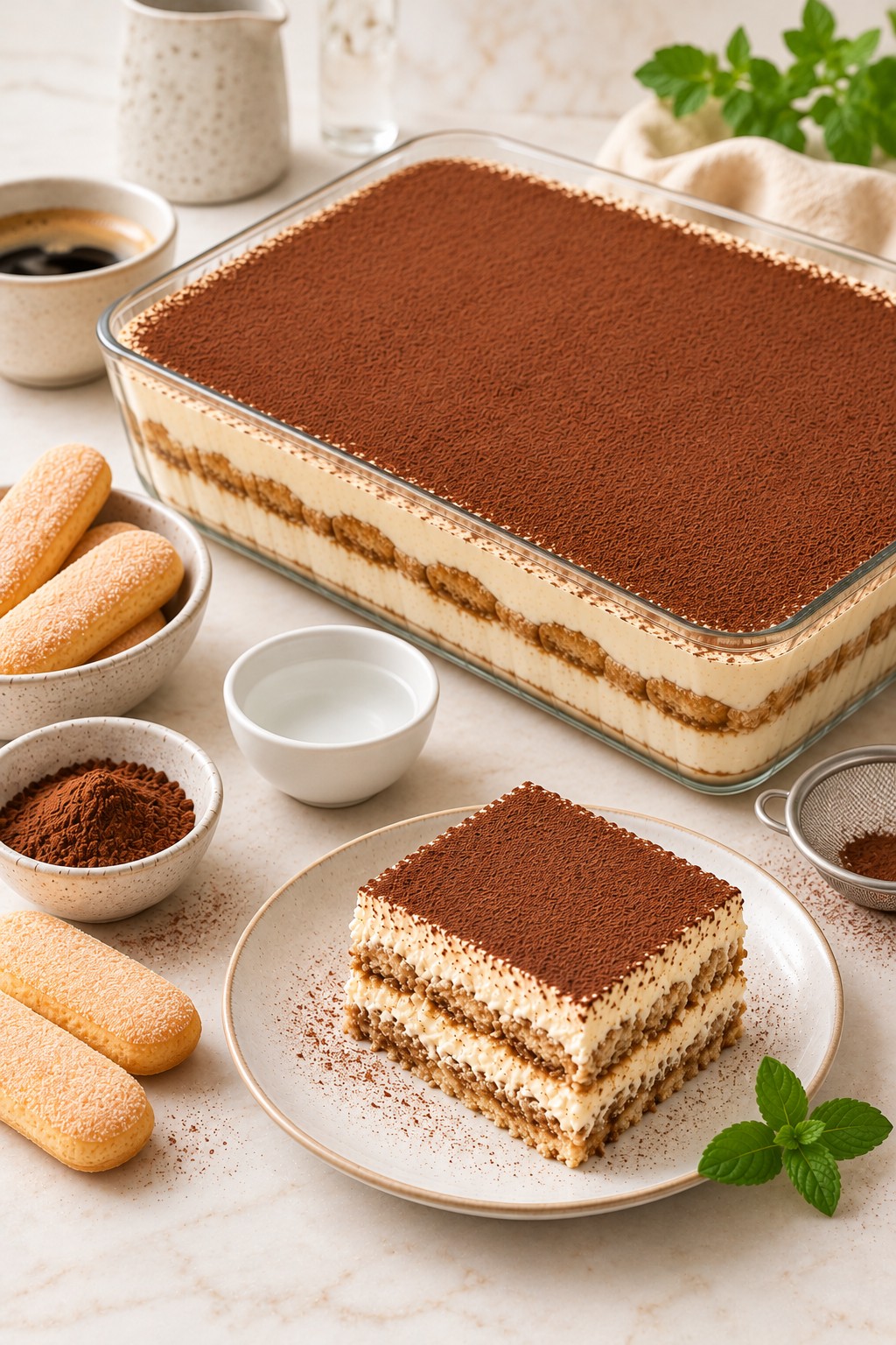 Tiramisu ohne Ei